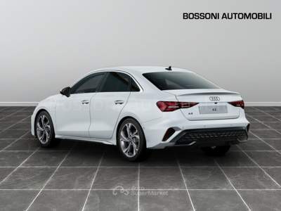 Audi A3 sedan 1.5 tfsi mhev 48v 150cv s line edition Bianco usata Cremona
