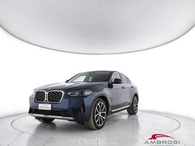 BMW X4 xdrive20d mhev 48V auto Blu/Azzurro usata Corciano
