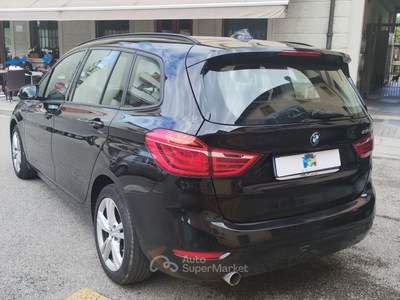 BMW Serie 2 Gran Tourer 218d 7 POSTI Nero usata Udine