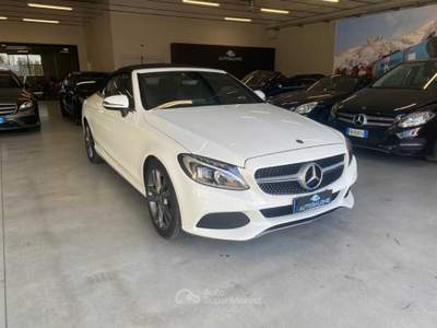 Mercedes-Benz Classe C C Cabrio 220 d Executive auto Bianco usata Coccaglio