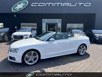 Audi A5 Cabrio 2.0 TDI 170 CV F.AP. S Line Bianco usata Quinto di Treviso