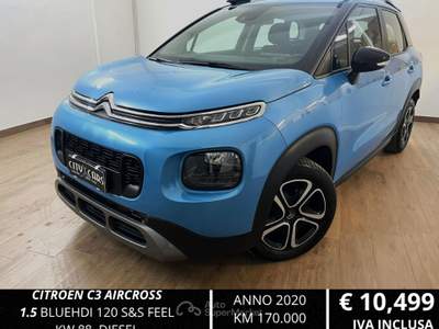 Citroen C3 Aircross CITROEN C3 AIRCROSS 1.5 BLUEHDI 120 Blu/Azzurro usata Aosta