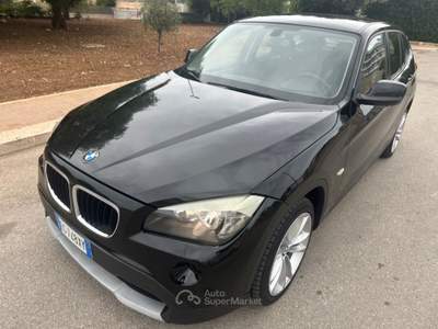 BMW X1 2.0 xDRIVE 18d DIESEL 2011 - AUTOMATICA Nero usata Terlizzi