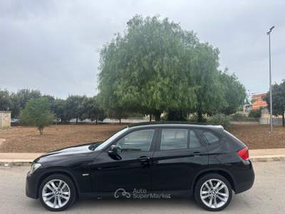 BMW X1 2.0 xDRIVE 18d DIESEL 2011 - AUTOMATICA Nero usata Terlizzi