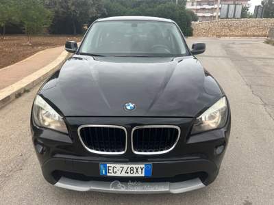 BMW X1 2.0 xDRIVE 18d DIESEL 2011 - AUTOMATICA Nero usata Terlizzi