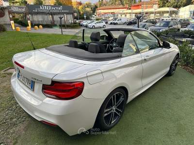 BMW Serie 2 218d d Cabrio Msport aut.150CV Bianco usata Curno