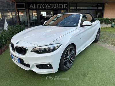 BMW Serie 2 218d d Cabrio Msport aut.150CV Bianco usata Curno