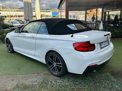 BMW Serie 2 218d d Cabrio Msport aut.150CV Bianco usata Curno