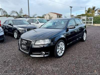 Audi A3 A3 SPORTBACK 2.0TDI 140CV Ambition Nero usata Villarosa