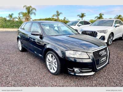 Audi A3 A3 SPORTBACK 2.0TDI 140CV Ambition Nero usata Villarosa