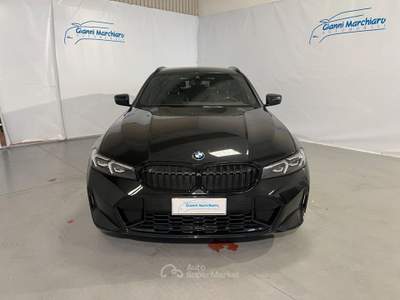 BMW Serie 3 320d d 48V Touring Msport IVA ESPOSTA Nero usata Monticello d'Alba