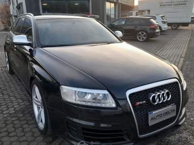 Audi RS 6 RS6 5.0 V10 qu. Avant MOTORE LAMBORGHINI Nero usata PIURO