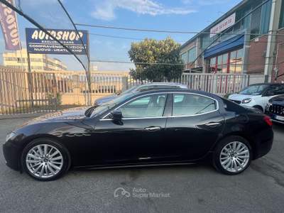 Maserati Ghibli Ghibli 3.0 V6 ds 275cv auto TETTO Nero usata Torino