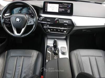 BMW Serie 5 520d d 48V xDrive Touring Business UNICOPROP. PELLE. Grigio usata Crocetta del Montello