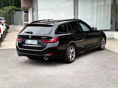 BMW Serie 3 e46 1998 320 Diesel 48V xDrive Touring IVA E6 - 2022 Nero usata Roma