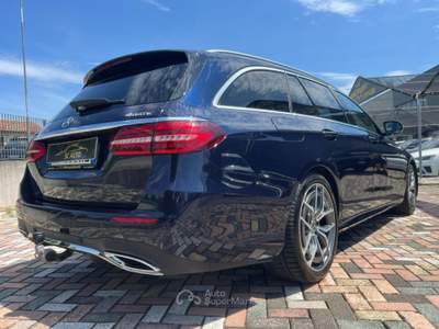 Mercedes-Benz Classe E d S.W. 4Matic Auto Premium Plus Blu/Azzurro usata Zero Branco