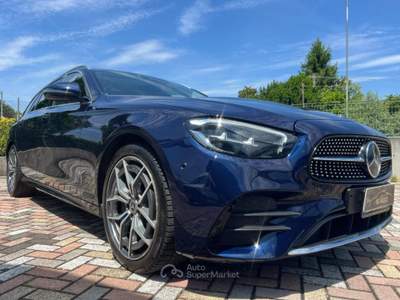 Mercedes-Benz Classe E d S.W. 4Matic Auto Premium Plus Blu/Azzurro usata Zero Branco
