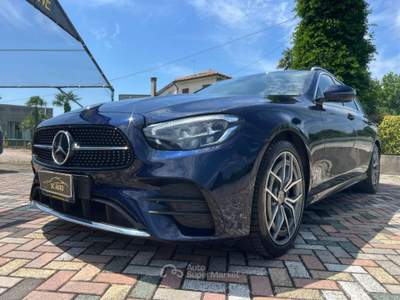 Mercedes-Benz Classe E d S.W. 4Matic Auto Premium Plus Blu/Azzurro usata Zero Branco