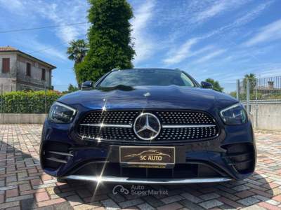 Mercedes-Benz Classe E d S.W. 4Matic Auto Premium Plus Blu/Azzurro usata Zero Branco