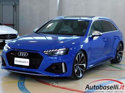 Audi RS 4 RS4 AVANT 2.9 TFSI QUATTRO 450CV TIPTRONIC Blu/Azzurro usata Quinzano D'oglio