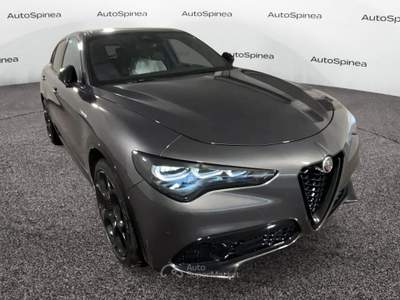 Alfa Romeo Stelvio Stelvio 2.2 Turbodiesel 210 CV AT8 Q4 Veloce #tetto #clega21"black Grigio usata Spinea