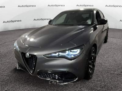 Alfa Romeo Stelvio Stelvio 2.2 Turbodiesel 210 CV AT8 Q4 Veloce #tetto #clega21"black Grigio usata Spinea