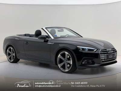 Audi A5 40 2.0 tfsi mhev S-tronic S-Line Business Sport Nero usata Riese Pio X