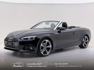 Audi A5 40 2.0 tfsi mhev S-tronic S-Line Business Sport Nero usata Riese Pio X