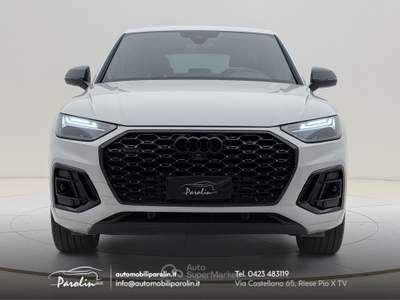 Audi Q5 40 2.0 tdi S-Line quattro S-tronic LED-Pelle-Black pack Bianco usata Riese Pio X