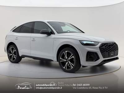 Audi Q5 40 2.0 tdi S-Line quattro S-tronic LED-Pelle-Black pack Bianco usata Riese Pio X