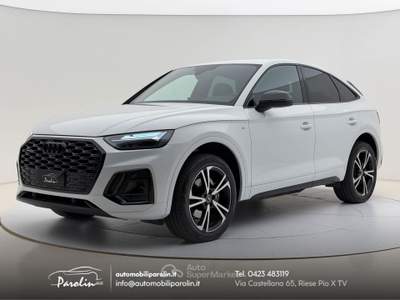 Audi Q5 40 2.0 tdi S-Line quattro S-tronic LED-Pelle-Black pack Bianco usata Riese Pio X