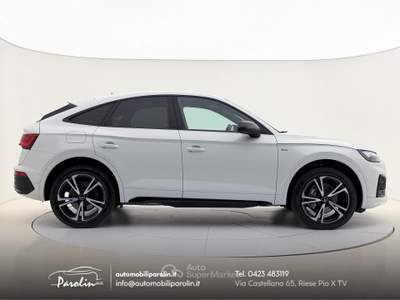 Audi Q5 40 2.0 tdi S-Line quattro S-tronic LED-Pelle-Black pack Bianco usata Riese Pio X