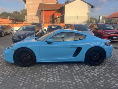 Porsche Cayman 718 2.0 T 300cv pdk     !! RISERVATA  !! Blu/Azzurro usata Milano