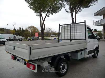Volkswagen Crafter 35 2.0 TDI 140CV PL Cassonato Bus CASSONE FISSO Bianco usata Tolentino