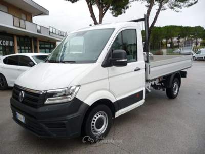 Volkswagen Crafter 35 2.0 TDI 140CV PL Cassonato Bus CASSONE FISSO Bianco usata Tolentino
