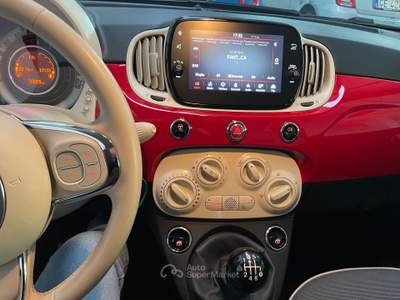 Fiat 500 Lounge Rosso usata Gozzano