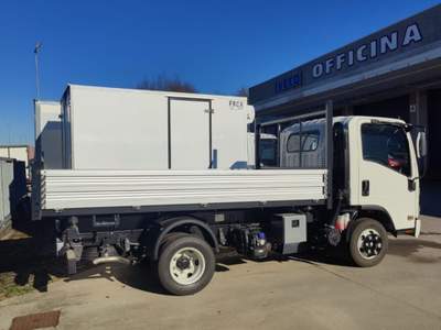 Isuzu M27 ISUZU M27 CABINA LARGA 3000 cc CASSONE RIBALTABILE Bianco usata Quinzano d'Oglio
