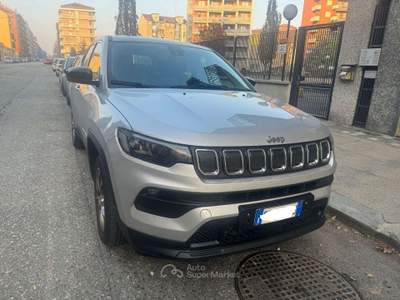 Jeep Compass 1.6 mjt Longitude 2wd 130cv/Unico Propriet. Argento usata Torino