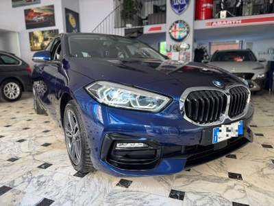 BMW Serie 1 118i 118 I Sport 140cv/pelle/sedili riscaldabili/fari led Blu/Azzurro usata Torino