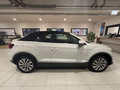 Volkswagen T-Roc  - t-roc cabriolet 1.0 tsi style 110cv Bianco usata Salerno