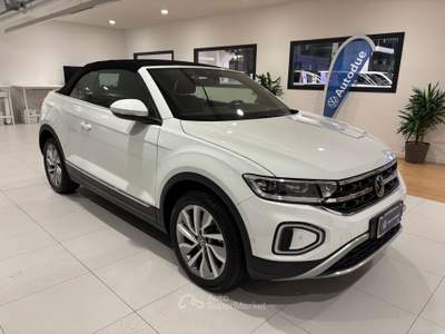 Volkswagen T-Roc  - t-roc cabriolet 1.0 tsi style 110cv Bianco usata Salerno