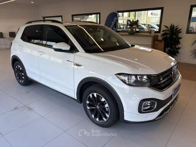 Volkswagen T-Cross  - t-cross 1.0 tsi sport 95cv Bianco usata Salerno