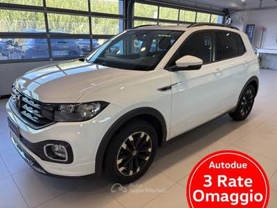 Volkswagen T-Cross  - t-cross 1.0 tsi sport 95cv Bianco usata Salerno
