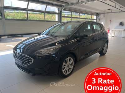 Ford Fiesta  - fiesta 5p 1.0 ecoboost h titanium 125cv Nero usata Salerno