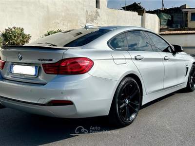 BMW Serie 4 Gran Coupé 420d AUTOMATICA  Argento usata Catania