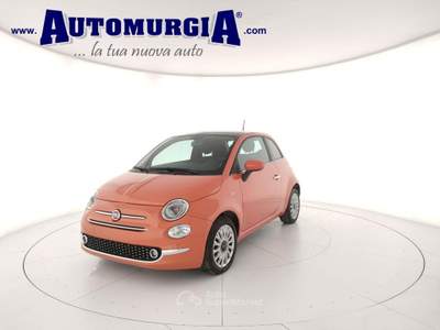 Fiat 500 1.0 Hybrid Dolcevita Clima Automatico Arancione usata Barletta