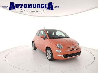 Fiat 500 1.0 Hybrid Dolcevita Clima Automatico Arancione usata Barletta