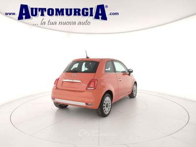 Fiat 500 1.0 Hybrid Dolcevita Clima Automatico Arancione usata Barletta