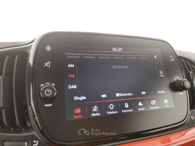 Fiat 500 1.0 Hybrid Dolcevita Clima Automatico Arancione usata Barletta