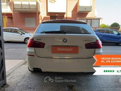 BMW Serie 5 520d 520d xDrive Touring Luxury Bianco usata Santa Margherita